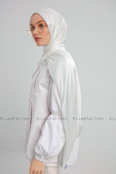 Berrak - Hijab Janjanli Offwhite