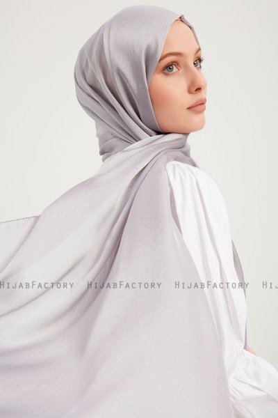 Berrak - Hijab Janjanli Gris Claro