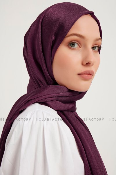 Berrak - Hijab Janjanli Morado Oscuro