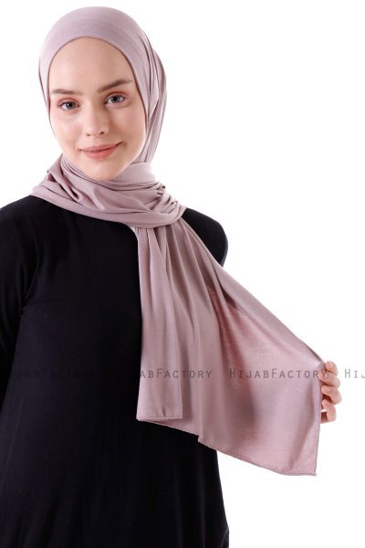 Seda - Hijab Jersey Piedra Gris - Ecardin