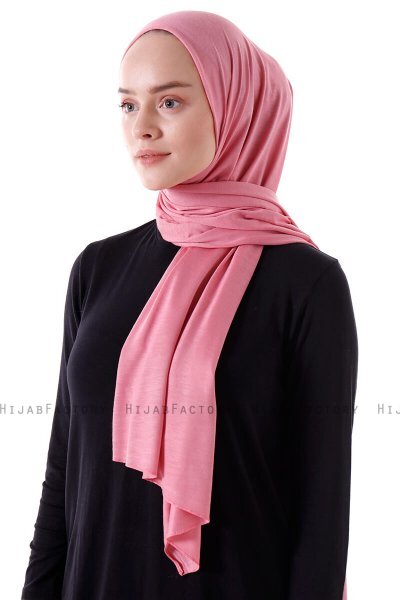 Seda - Hijab Jersey Rosa Oscuro - Ecardin