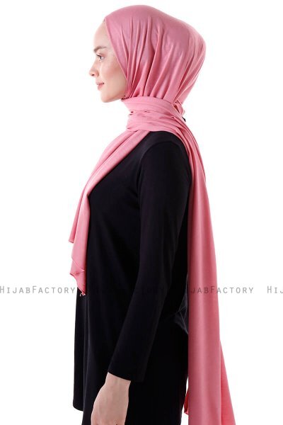 Seda - Hijab Jersey Rosa Oscuro - Ecardin