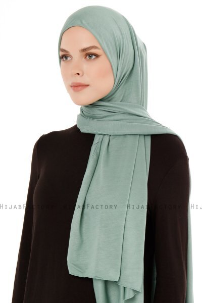 Seda - Hijab Jersey Verde - Ecardin