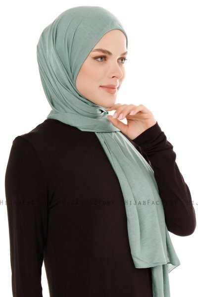 Seda - Hijab Jersey Verde - Ecardin