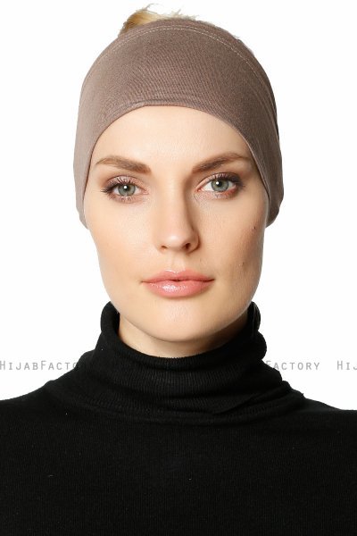 Cemre - Bandana Pañuelo Taupe Oscuro