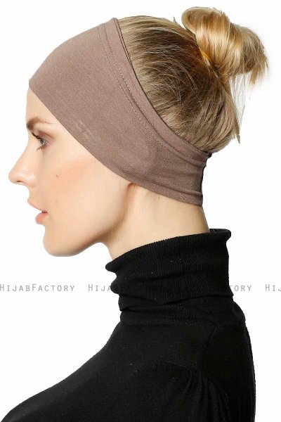 Cemre - Bandana Pañuelo Taupe Oscuro