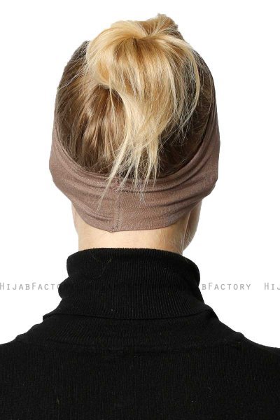 Cemre - Bandana Pañuelo Taupe Oscuro