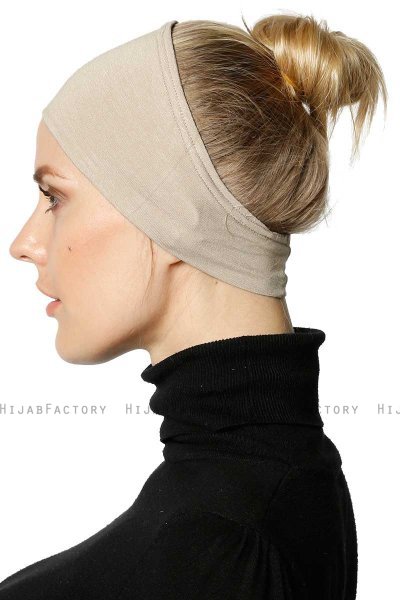 Cemre - Bandana Pañuelo Taupe Claro