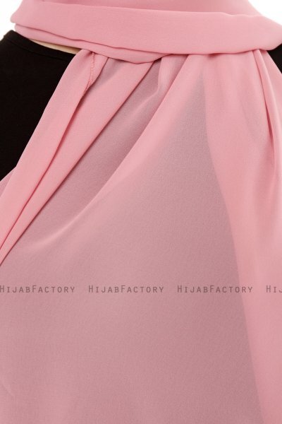Derya - Hijab Práctico Chiffon Rosa Oscuro