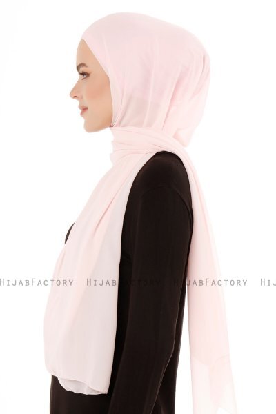 Derya - Hijab Práctico Chiffon Polvo