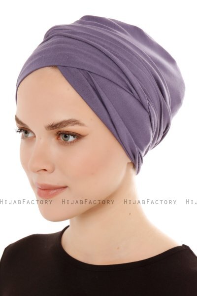 Belinay - Turbante Morado Oscuro - Ecardin