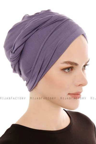 Belinay - Turbante Morado Oscuro - Ecardin