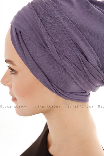 Belinay - Turbante Morado Oscuro - Ecardin