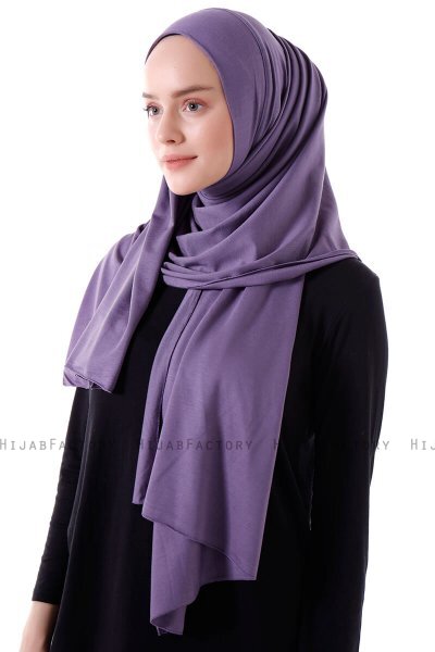 Hanfendy - Hijab One-Piece Práctico Morado Oscuro