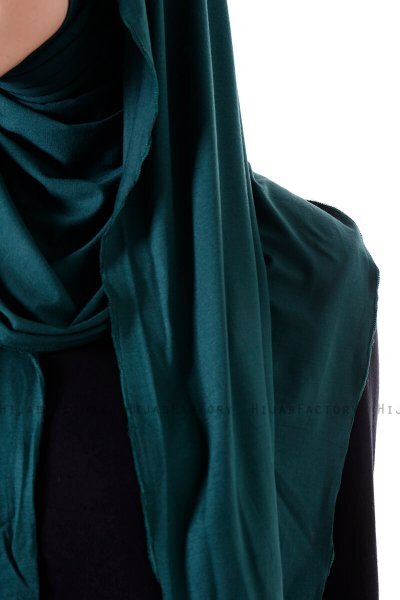 Hanfendy - Hijab One-Piece Práctico Verde Oscuro