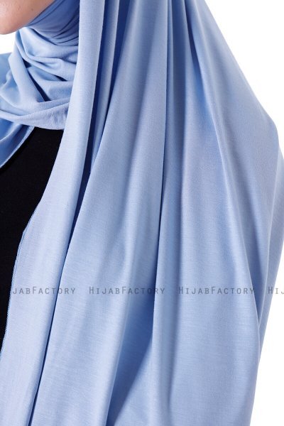 Hanfendy - Hijab One-Piece Práctico Azul Claro