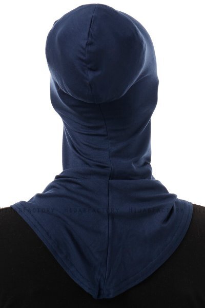 Damla - Pañuelo Máscara Ninja Hijab Azul Marino