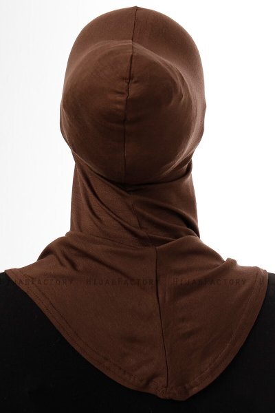 Damla - Pañuelo Máscara Ninja Hijab Marrón