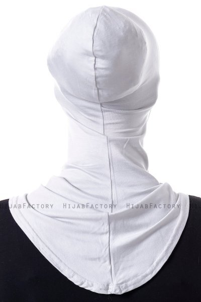 Damla - Pañuelo Máscara Ninja Hijab Gris Claro