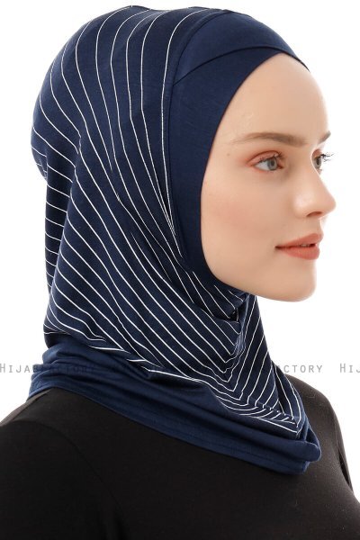 Babe Cross - Hijab Al Amira One-Piece Azul Marino