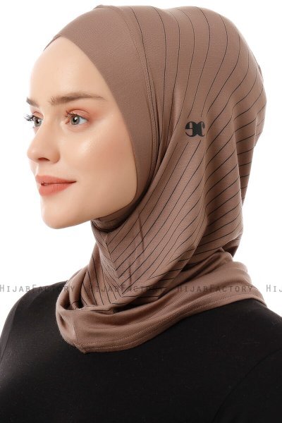 Babe Cross - Hijab Al Amira One-Piece Taupe Oscuro