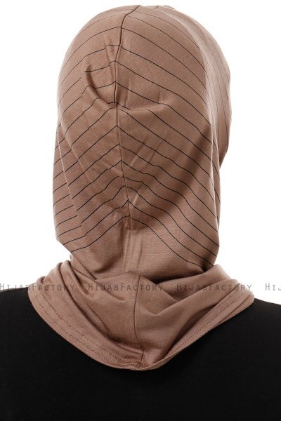 Babe Cross - Hijab Al Amira One-Piece Taupe Oscuro