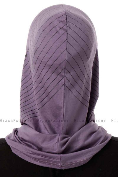 Babe Cross - Hijab Al Amira One-Piece Púrpura