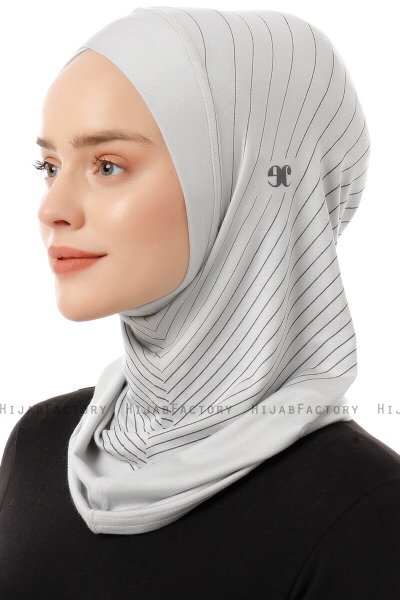 Babe Cross - Hijab Al Amira One-Piece Gris Claro