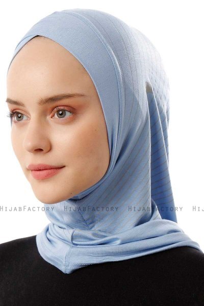 Babe Cross - Hijab Al Amira One-Piece Azul Claro