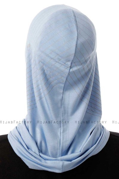 Babe Cross - Hijab Al Amira One-Piece Azul Claro