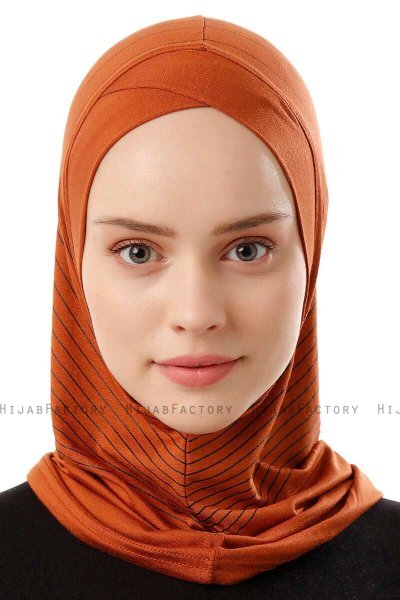 Babe Cross - Hijab Al Amira One-Piece Ladrillo