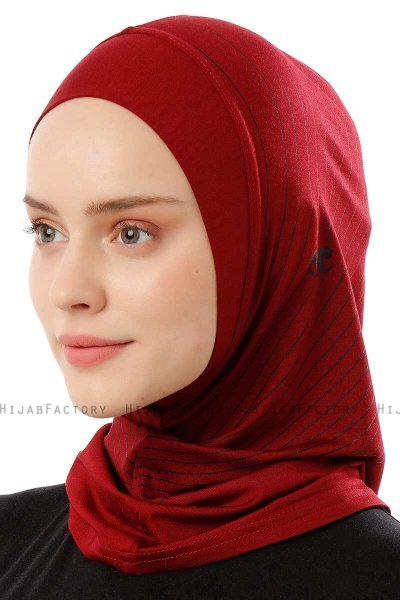 Babe Plain - Hijab Al Amira One-Piece Burdeos