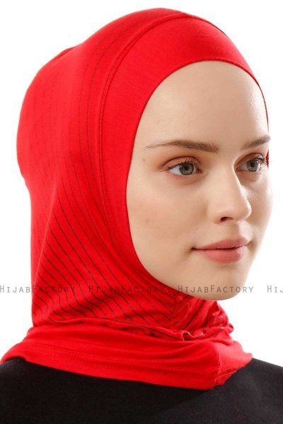 Babe Plain - Hijab Al Amira One-Piece Rojo