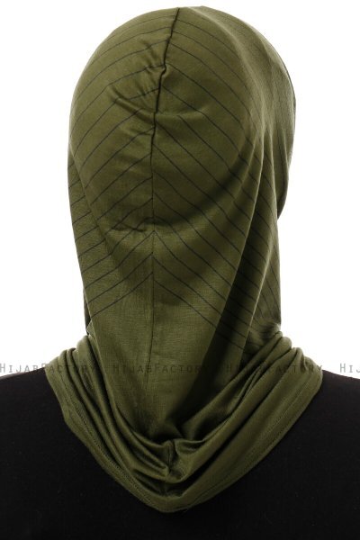 Babe Plain - Hijab Al Amira One-Piece Caqui