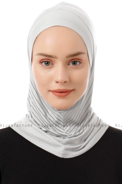 Babe Plain - Hijab Al Amira One-Piece Gris Claro