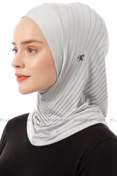 Babe Plain - Hijab Al Amira One-Piece Gris Claro