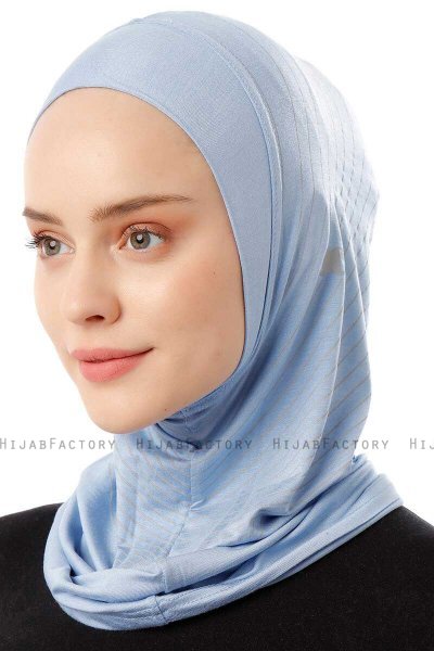 Babe Plain - Hijab Al Amira One-Piece Azul Claro