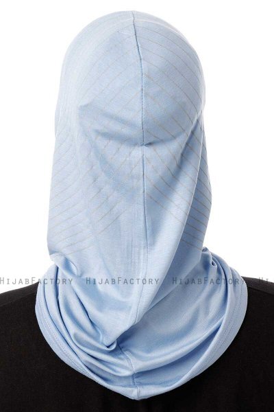 Babe Plain - Hijab Al Amira One-Piece Azul Claro