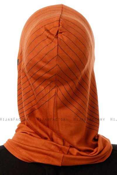 Babe Plain - Hijab Al Amira One-Piece Ladrillo