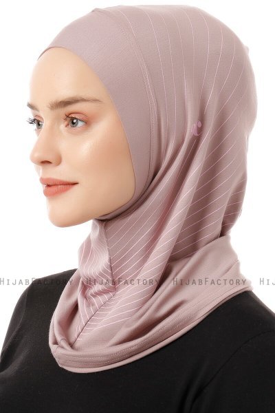 Babe Plain - Hijab Al Amira One-Piece Piedra Gris
