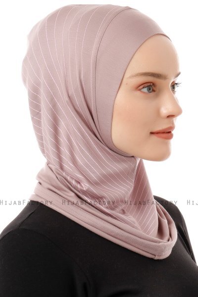 Babe Plain - Hijab Al Amira One-Piece Piedra Gris
