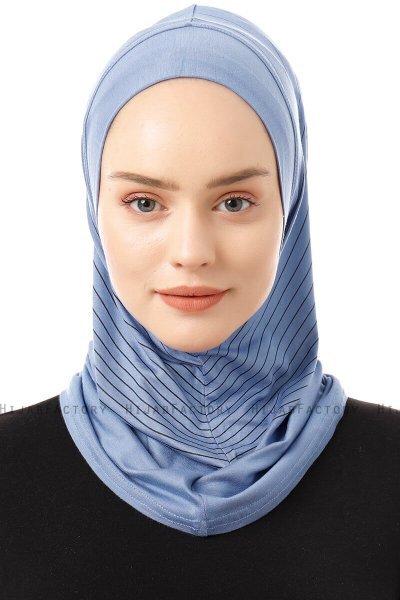 Babe Plain - Hijab Al Amira One-Piece Índigo