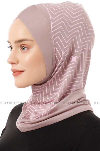 Silva Cross - Hijab Al Amira One-Piece Piedra Gris