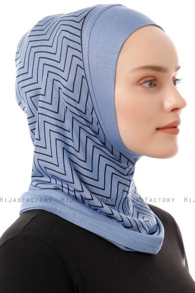 Silva Plain - Hijab Al Amira One-Piece Índigo