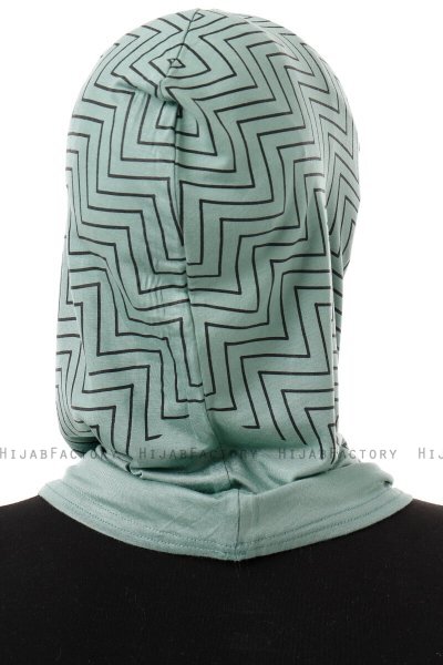 Silva Plain - Hijab Al Amira One-Piece Verde