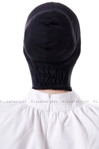 Elnara - Pañuelo Cross Hijab Negro