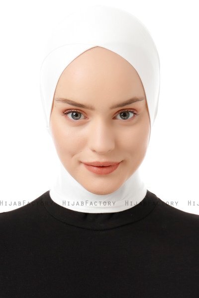Elnara - Pañuelo Cross Hijab Blanco