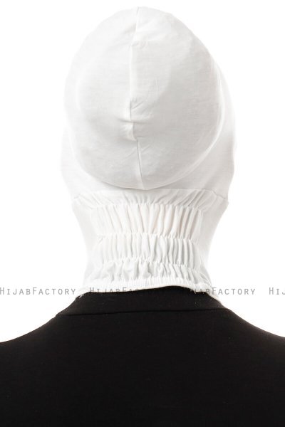 Elnara - Pañuelo Cross Hijab Blanco