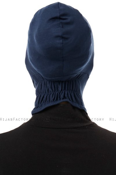 Elnara - Pañuelo Cross Hijab Azul Marino