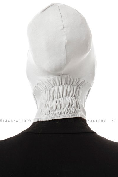 Elnara - Pañuelo Cross Hijab Gris Claro